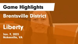 Brentsville District  vs Liberty  Game Highlights - Jan. 9, 2023