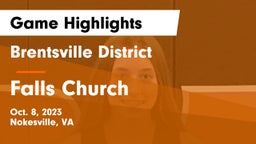 Brentsville District  vs Falls Church  Game Highlights - Oct. 8, 2023