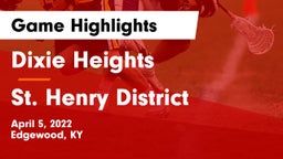 Dixie Heights  vs St. Henry District  Game Highlights - April 5, 2022