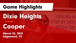 Dixie Heights  vs Cooper  Game Highlights - March 25, 2024