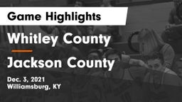 Whitley County  vs Jackson County  Game Highlights - Dec. 3, 2021