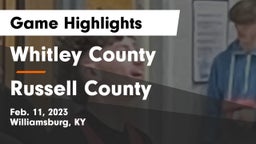 Whitley County  vs Russell County  Game Highlights - Feb. 11, 2023