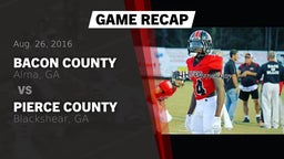 Recap: Bacon County  vs. Pierce County  2016