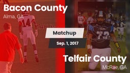 Matchup: Bacon County High vs. Telfair County  2017