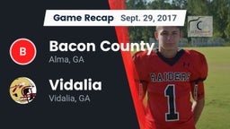 Recap: Bacon County  vs. Vidalia  2017