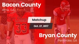 Matchup: Bacon County High vs. Bryan County  2017