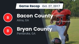 Recap: Bacon County  vs. Bryan County  2017
