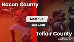 Matchup: Bacon County High vs. Telfair County  2018