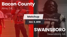 Matchup: Bacon County High vs. SWAINSBORO  2018