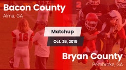 Matchup: Bacon County High vs. Bryan County  2018