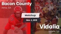 Matchup: Bacon County High vs. Vidalia  2018
