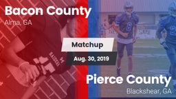 Matchup: Bacon County High vs. Pierce County  2019