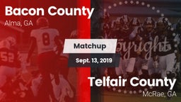 Matchup: Bacon County High vs. Telfair County  2019