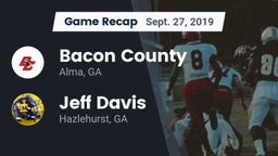 Recap: Bacon County  vs. Jeff Davis  2019