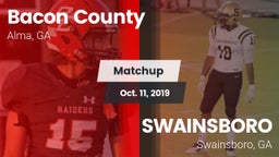 Matchup: Bacon County High vs. SWAINSBORO  2019