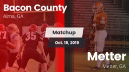 Matchup: Bacon County High vs. Metter  2019