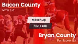 Matchup: Bacon County High vs. Bryan County  2019
