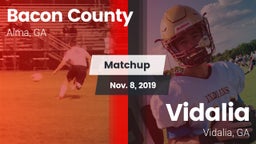 Matchup: Bacon County High vs. Vidalia  2019