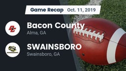 Recap: Bacon County  vs. SWAINSBORO  2019