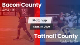 Matchup: Bacon County High vs. Tattnall County  2020