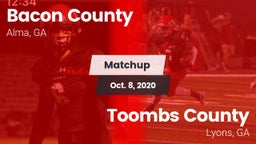 Matchup: Bacon County High vs. Toombs County  2020