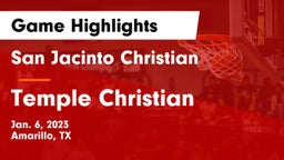 San Jacinto Christian  vs Temple Christian  Game Highlights - Jan. 6, 2023