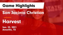 San Jacinto Christian  vs Harvest Game Highlights - Jan. 23, 2021