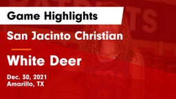 San Jacinto Christian  vs White Deer  Game Highlights - Dec. 30, 2021