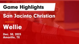 San Jacinto Christian  vs Wellie Game Highlights - Dec. 30, 2023