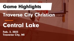 Traverse City Christian  vs Central Lake  Game Highlights - Feb. 2, 2023