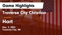 Traverse City Christian  vs Hart Game Highlights - Dec. 2, 2023