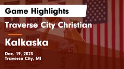 Traverse City Christian  vs Kalkaska  Game Highlights - Dec. 19, 2023