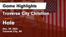 Traverse City Christian  vs Hale  Game Highlights - Dec. 28, 2023
