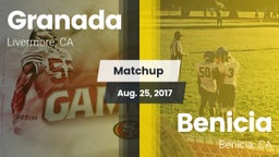 Matchup: Granada  vs. Benicia  2017
