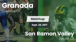 Matchup: Granada  vs. San Ramon Valley  2017