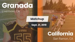 Matchup: Granada  vs. California  2018