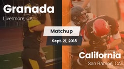 Matchup: Granada  vs. California  2018