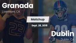 Matchup: Granada  vs. Dublin  2018