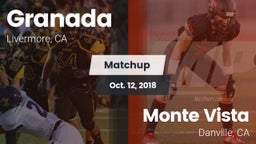 Matchup: Granada  vs. Monte Vista  2018
