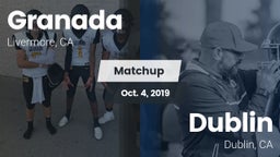 Matchup: Granada  vs. Dublin  2019