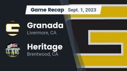 Recap: Granada  vs. Heritage  2023