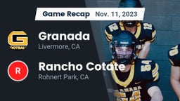 Recap: Granada  vs. Rancho Cotate  2023