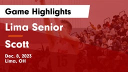 Lima Senior  vs Scott  Game Highlights - Dec. 8, 2023