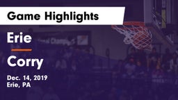 Erie  vs Corry  Game Highlights - Dec. 14, 2019
