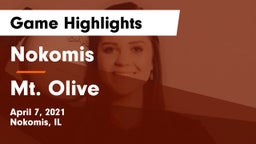 Nokomis  vs Mt. Olive  Game Highlights - April 7, 2021