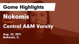 Nokomis  vs Central A&M Varsity Game Highlights - Aug. 24, 2021