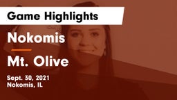 Nokomis  vs Mt. Olive  Game Highlights - Sept. 30, 2021