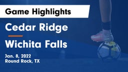 Cedar Ridge  vs Wichita Falls  Game Highlights - Jan. 8, 2022