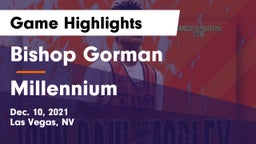 Bishop Gorman  vs Millennium   Game Highlights - Dec. 10, 2021