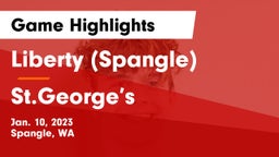 Liberty  (Spangle) vs St.George’s Game Highlights - Jan. 10, 2023